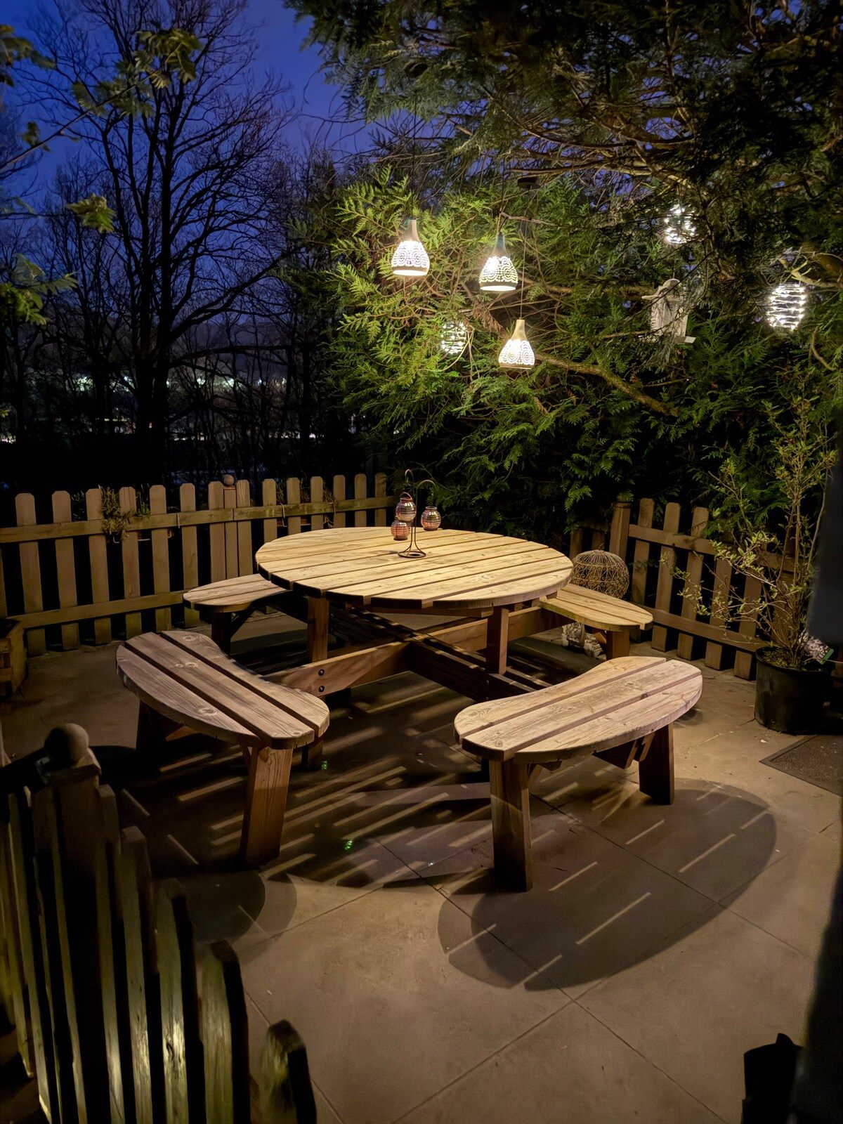 Terrasse suspendue du chalet